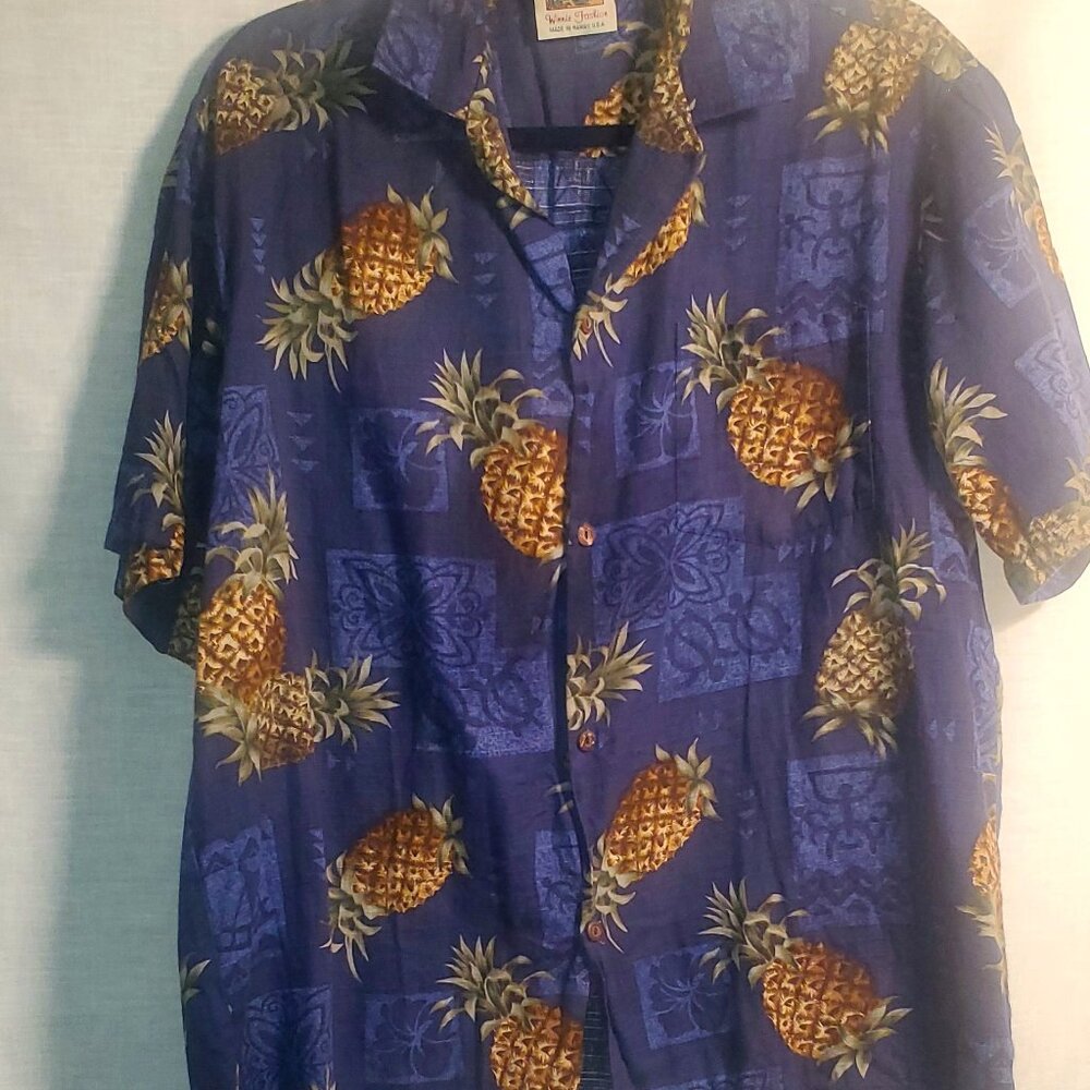 Winnie Fashion Hawaiian  Camp Shirt